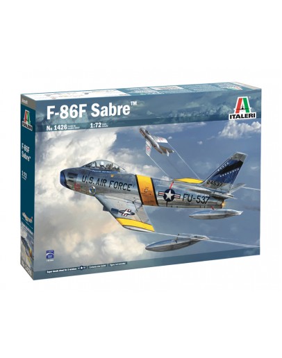 ITALERI 1/72  SCALE MODEL AIRCRAFT KIT - 1426S - F-86F SABRE