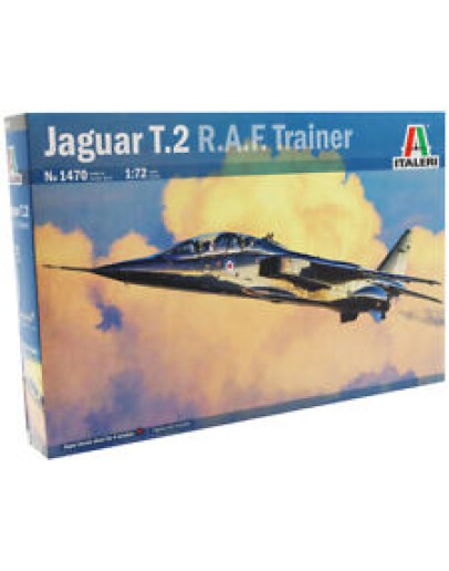 ITALERI 1/72  SCALE MODEL AIRCRAFT KIT - 1470S -  JAGUAR T.2. RAF TRAINER IT1470S