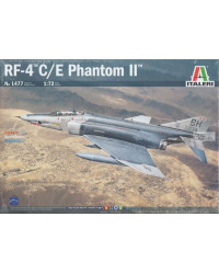 ITALERI 1/72  SCALE MODEL AIRCRAFT KIT - 1477S - RF-4 C/E PHANTOM II - IT1477S