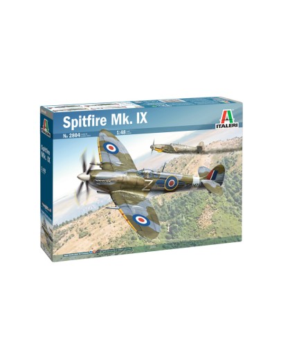 ITALERI 1/48 SCALE MODEL AIRCRAFT KIT - 2804S - Spitfire Mk.IX