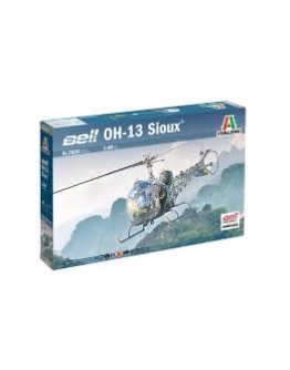 ITALERI 1/48 SCALE MODEL AIRCRAFT KIT - 2820S - BELL OH-13 SIOUX HELICOPTER IT2820S