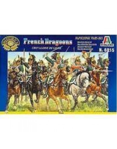 ITALERI 1/72 SCALE MODEL MILITARY KIT - 6015S - NAPOLEONIC FRENCH DRAGOONS IT6015S