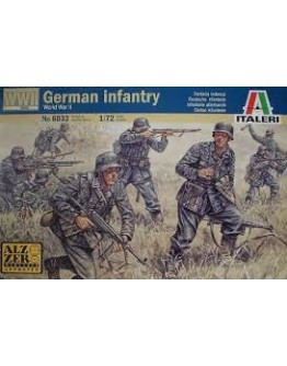 ITALERI 1/72 SCALE MODEL MILITARY KIT - 6033S - WW2 GERMAN INFANTRY IT6033S