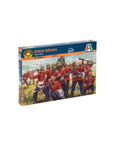 ITALERI 1/72 SCALE MODEL MILITARY KIT - 6050S - COLONIAL WARS - BRITISH INFANTRY IT6050S