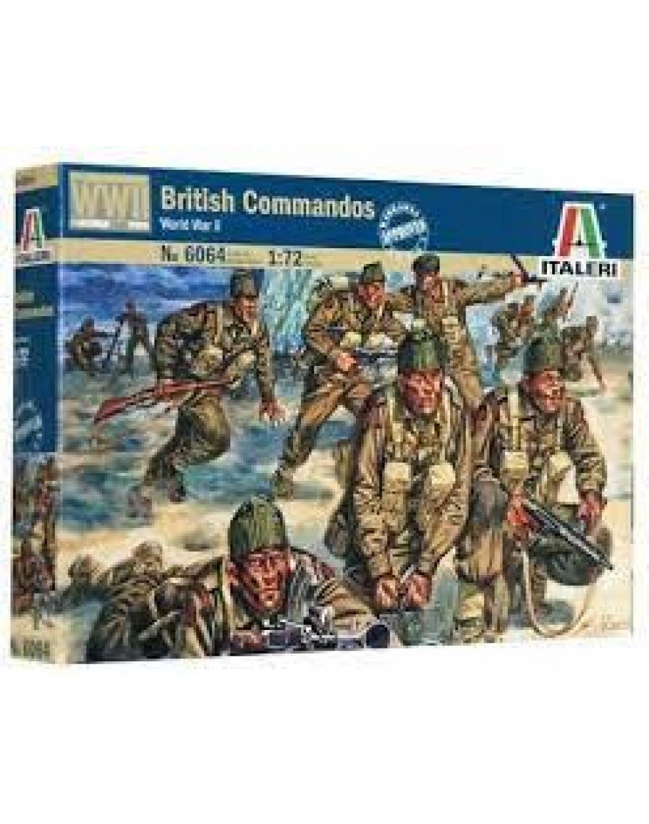 ITALERI 1/72 SCALE MODEL MILITARY KIT - 6056S BRITISH INFANTRY IT6056S