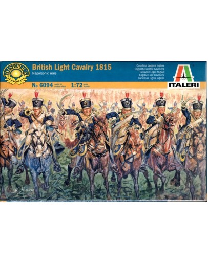 ITALERI 1/72 SCALE MODEL MILITARY KIT - 6094S - NAPOLEONIC WARS - BRITISH LIGHT CAVALRY 1915 IT6094S