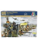 ITALERI 1/72 SCALE MODEL MILITARY KIT - 6151S - GERMAN INFANTRY [WINTER UNIFORMS] - IT6151S