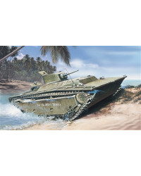 ITALERI 1/35 SCALE MODEL MILITARY KIT - 6384S - U.S. LVT-[A]1 ALLIGATOR - IT6384S