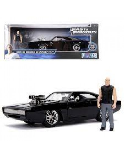 JADA 1/24 DIE-CAST MODEL - 30737 - FAST & FURIOUS DOM & DODGE CHARGER R/T  JA30737