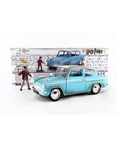 JADA 1/24 DIE-CAST MODEL  331127 HATTY POTTER FORD ANGLIA JA31127