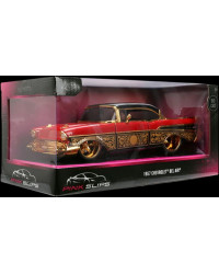 JADA 1/24 DIE-CAST MODEL - 36544 - PINK SLIPS 1957 CHEVROLET BEL AIR  JA36544