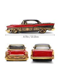 JADA 1/24 DIE-CAST MODEL - 36544 - PINK SLIPS 1957 CHEVROLET BEL AIR  JA36544