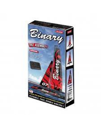 JOYSWAY RC MODEL BOAT 8807V2 - BINARY SAILING CATAMARAN - RED JKB8807V2