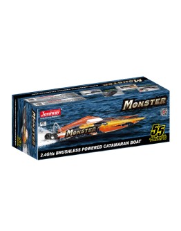 JOYSWAY RC MODEL BOAT B8654 MONSTER 2.4GHz BRUSHLESS POWERED CATAMARAN BOAT - JKB8654