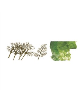 JTT SCENERY PRODUCTS - PREMIUM TREE KIT - TK-007 - SYCAMORE 1 1/2" TO 3" (30) - JTTTK007