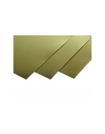 K & S PRECISION METALS - 253 -  0.032 BRASS SHEET 1 PCS EACH KS253