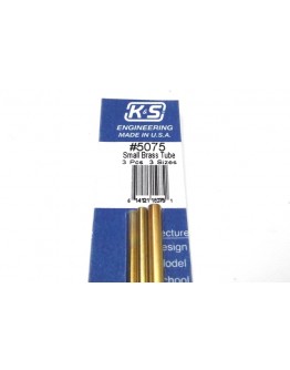 K & S PRECISION METALS - 5075 - SMALL BRASS TUBE (3 SIZES) 3 PCS KS5075