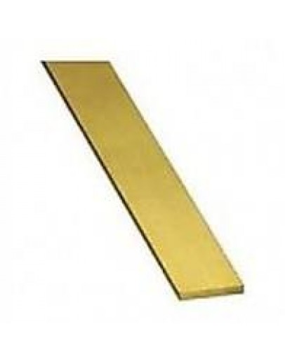 K & S PRECISION METALS - 5078 - 1/4 &1/2  X 0.032MM  BRASS STRIP 4 PCS KS5078