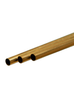 K & S PRECISION METALS - 9837 - 4.5 MM X 0.225 MM THIN WALL BRASS TUBE 3 PC SKS9837
