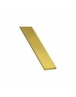 K & S PRECISION METALS - 9840 - 6MM X 0.5MM BRASS STRIP 1 PCS KS9840