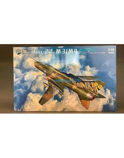 KITTY HAWK 1/48 SCALE PLASTIC MODEL AIRCRAFT KIT - 80146 - SU22 M3/M4 KH80146