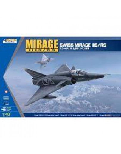 KINETIC 1/48 SCALE PLASTIC MODEL AIRCRAFT KIT - 48058 - MIRAGE 3 SWISS MARKINGS KI48058