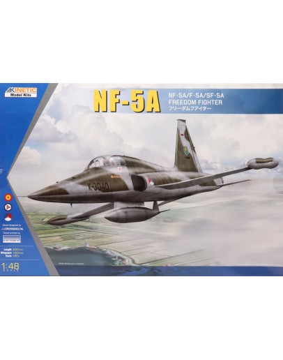 KINETIC 1/48 SCALE PLASTIC MODEL AIRCRAFT KIT - 48110 - NF-5A Freedom Fighter