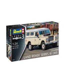 REVELL 1/24 SCALE PLASTIC MODEL CAR KIT - 07056 LANDROVER SERIES III LWB COMMERCIAL RE07056 