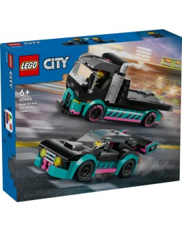 LEGO CITY 60406 Race Car and Car Carrier Truck 