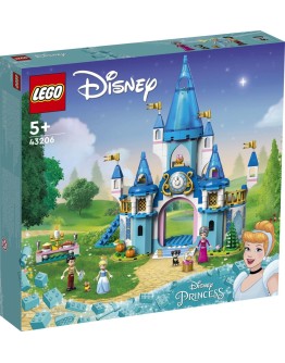 LEGO DISNEY 43206 Cinderella and Prince Charming's Castle