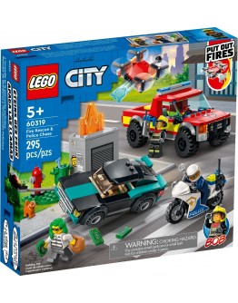 LEGO CITY 60319 Fire Rescue & Police Chase