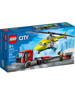 LEGO CITY 60343 Rescue Helicopter Transport