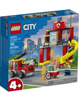 LEGO CITY 60375 Fire Station and Fire Truck 