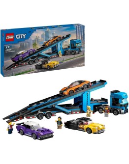 LEGO CITY 60408 Car Transporter Truck with Sports Car 