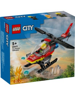 LEGO CITY 60411 Fire Rescue Helicopter