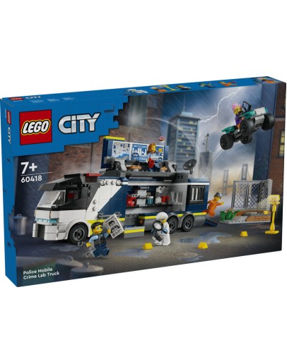 LEGO CITY 60418 Police Mobile Crime Lab Truck
