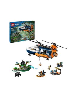 LEGO CITY 60437 Jungle Explorer Helicopter at Base Camp 