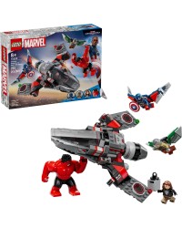 LEGO MARVEL 76292 Captain America VS. Red Hulk Battle