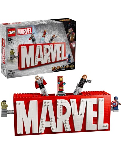 LEGO MARVEL 76313 Marvel Logo & Minifigures