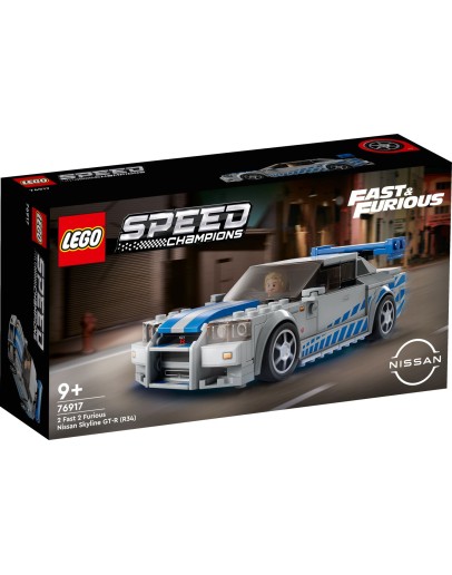 LEGO SPEED CHAMPIONS 76917 2 Fast 2 Furious Nissan Skyline GT-R (34) 