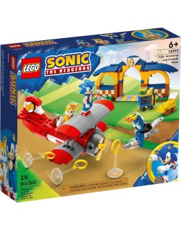 LEGO SONIC 76991 Tails' Workshop and Tornado Plane 