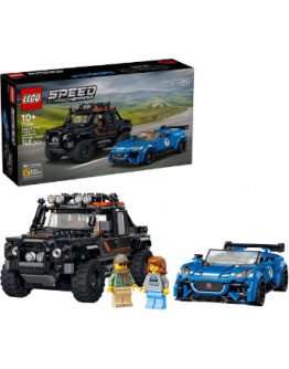 LEGO SPEED CHAMPIONS 77264 Jaguar F-Type Project & Land Rover Defender Classic