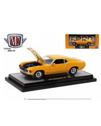 M2 MACHINES 1/24 DIE-CAST MODEL CAR - 24030109 - 1970 FORD MUSTANG MACH 1 428 (ORANGE)