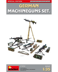 MINIART 1/35 SCALE MILITARY MODEL KIT - 53044 - German Machine Guns Set