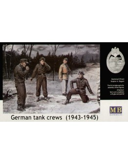 MASTER BOX 1/35 SCALE PLASTIC MODEL KIT - 3507 - German Tank Crew (1934-1945)