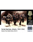 MASTER BOX 1/35 SCALE PLASTIC MODEL KIT 35153 - EASTERN FRONT BATTLE SERIES - SOVIET MARINES ATTACK 1941-1942
