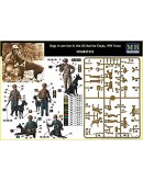 MASTER BOX 1/35 SCALE PLASTIC MODEL KIT 35155 - WW II ERA - DOGS IN SERVICE IN THE US MARINE CORPS