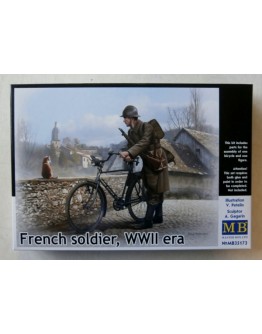 MASTER BOX 1/35 SCALE PLASTIC MODEL KIT 35173 - WW II ERA - FRENCH SOLDIERS