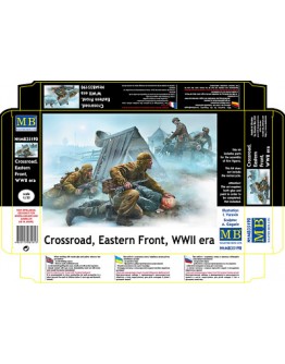 MASTER BOX 1/35 SCALE PLASTIC MODEL KIT 35190 - WW II ERA - CROSSROAD, EASTERN FRONT