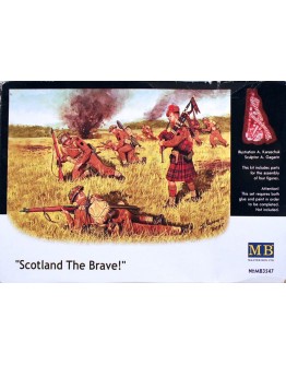 MASTER BOX 1/35 SCALE PLASTIC MODEL KIT 3547 - WW II ERA - SCOTLAND THE BRAVE